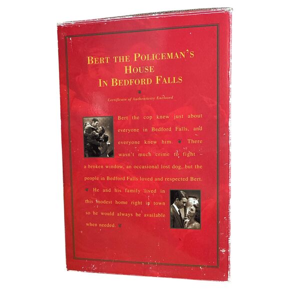 Bert the Policemans House: Lighted Porcelain Christmas Village Building - Picture 11 of 11